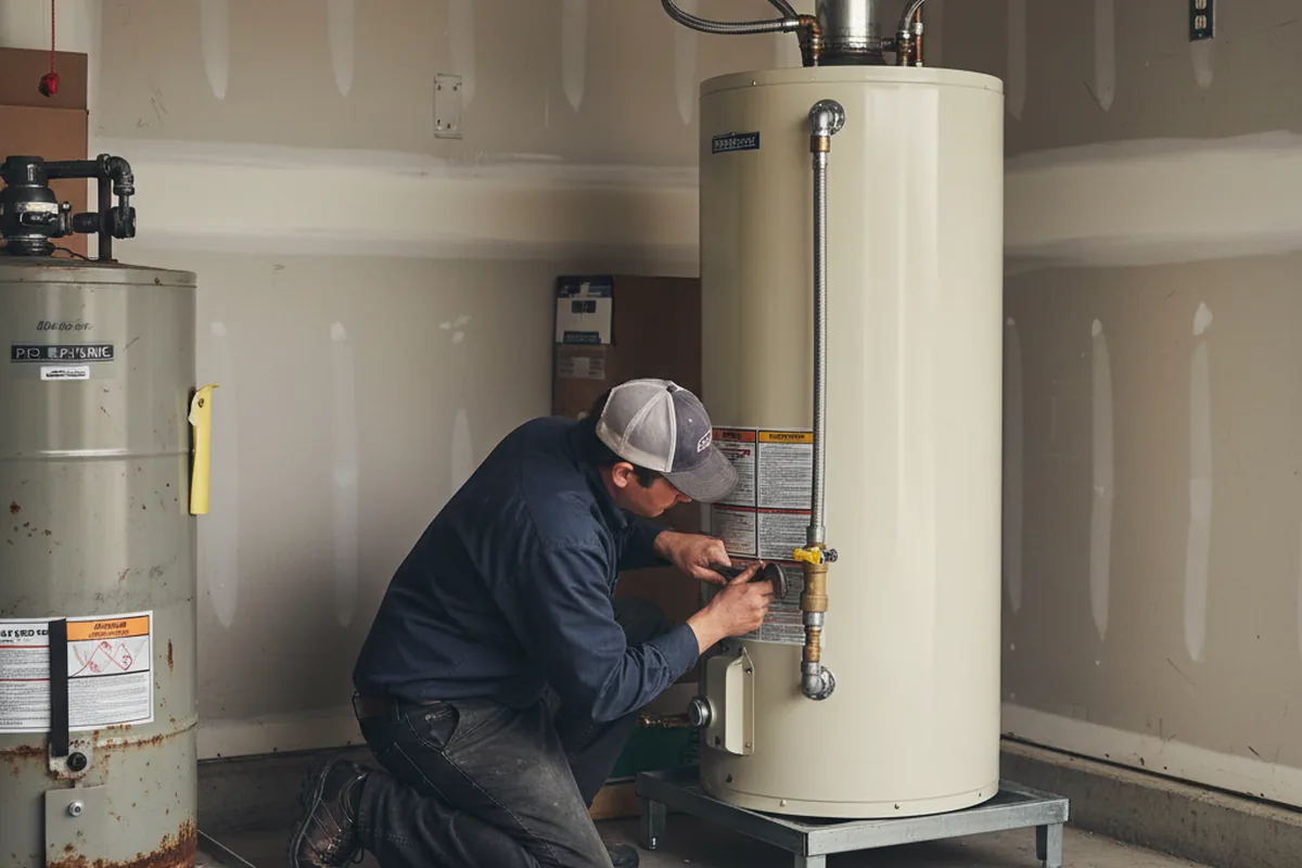 Water heater and shutoff valve replacement in Stephentown